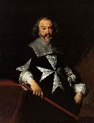 Bernardo Strozzi Portrait of a Maltese Knight USA oil painting artist